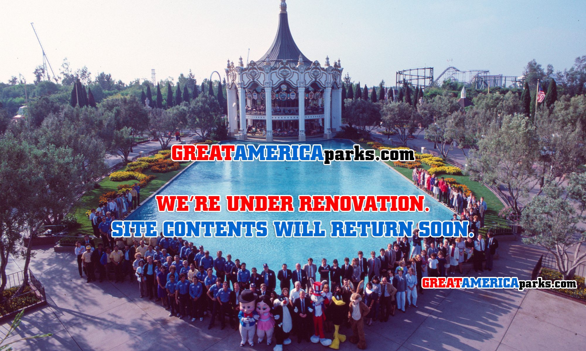 GREATAMERICAparks.com is under renovation. Contents will be back soon.